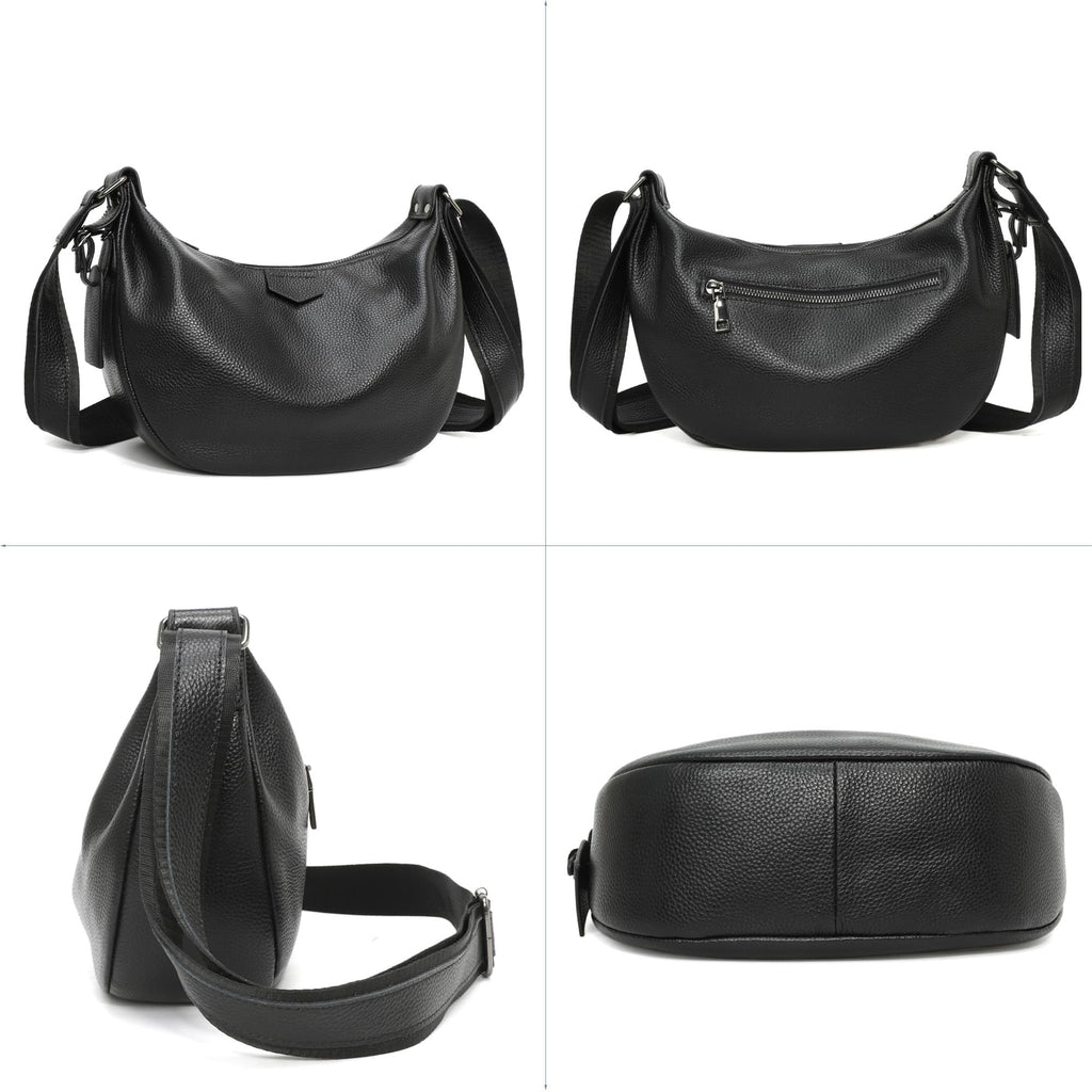 Genuine Leather Crossbody Shoulder Handbag B659