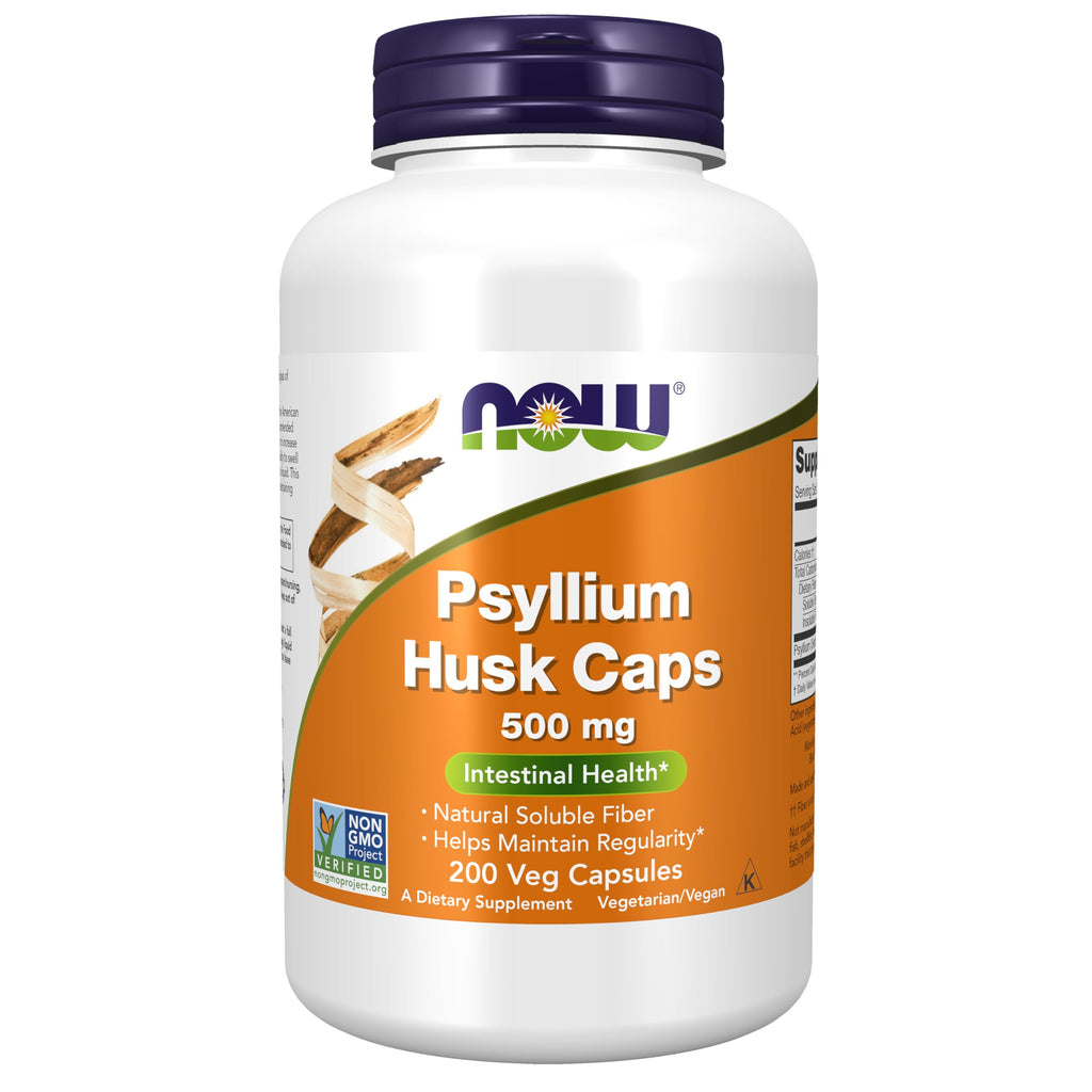 Psyllium Husk Caps 500mg 200 Veg Caps F221314