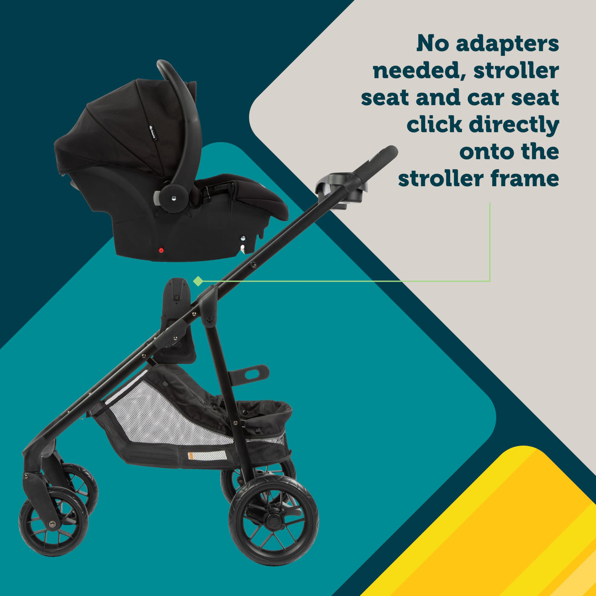 8-in-1 Car Seat Stroller Combo D738104