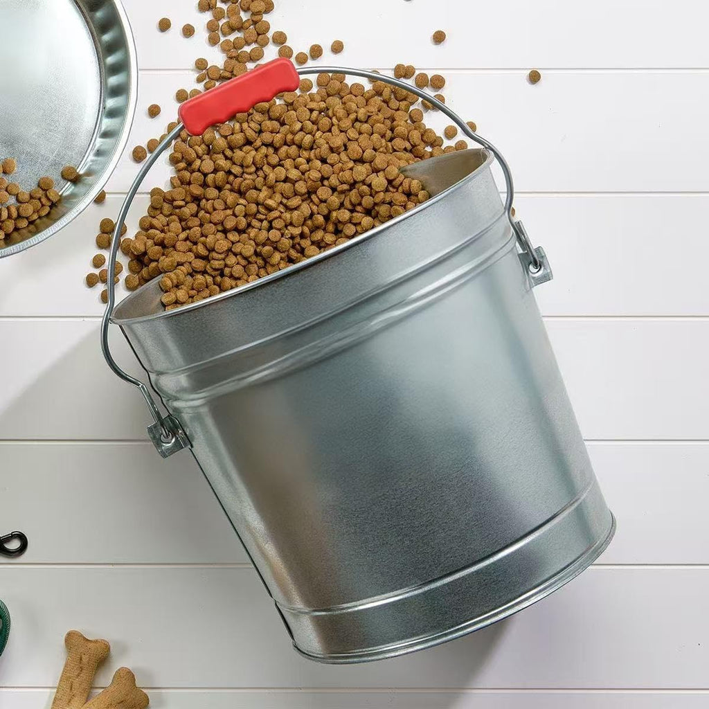 6 Gal Galvanized Steel Can with Locking Lid D753524