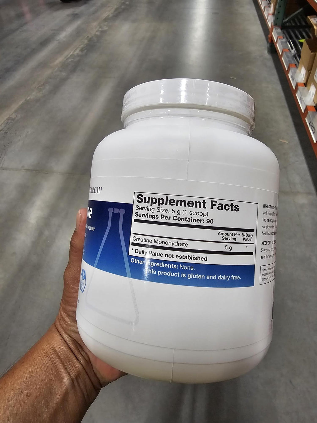 Creatine Monohydrate 5g Micronized Powder 15.9oz M408