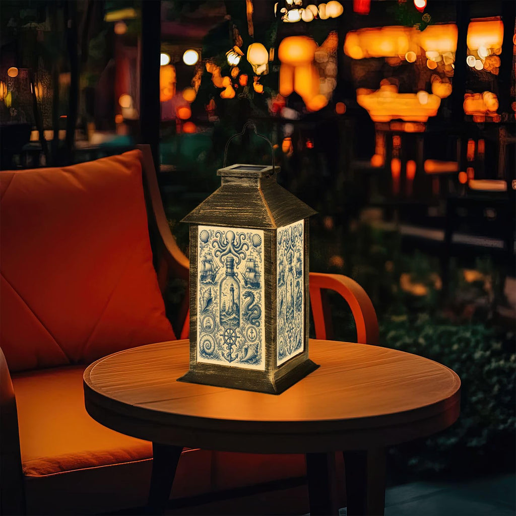 Waterproof LED Solar Hanging Lantern B113681