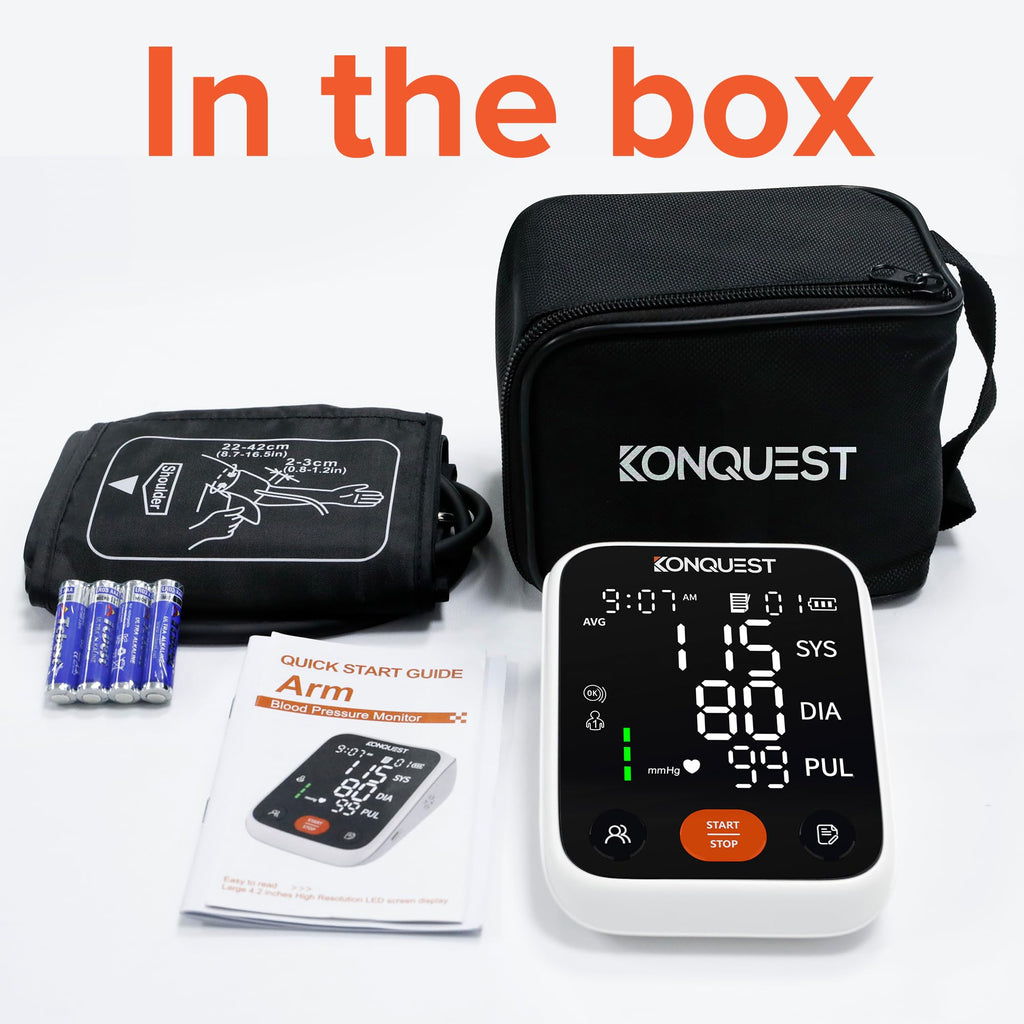 Upper Arm Blood Pressure Monitor with Adjustable Cuff X773