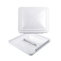 2 Pack 14 Inch White RV Roof Vent Cover D52385