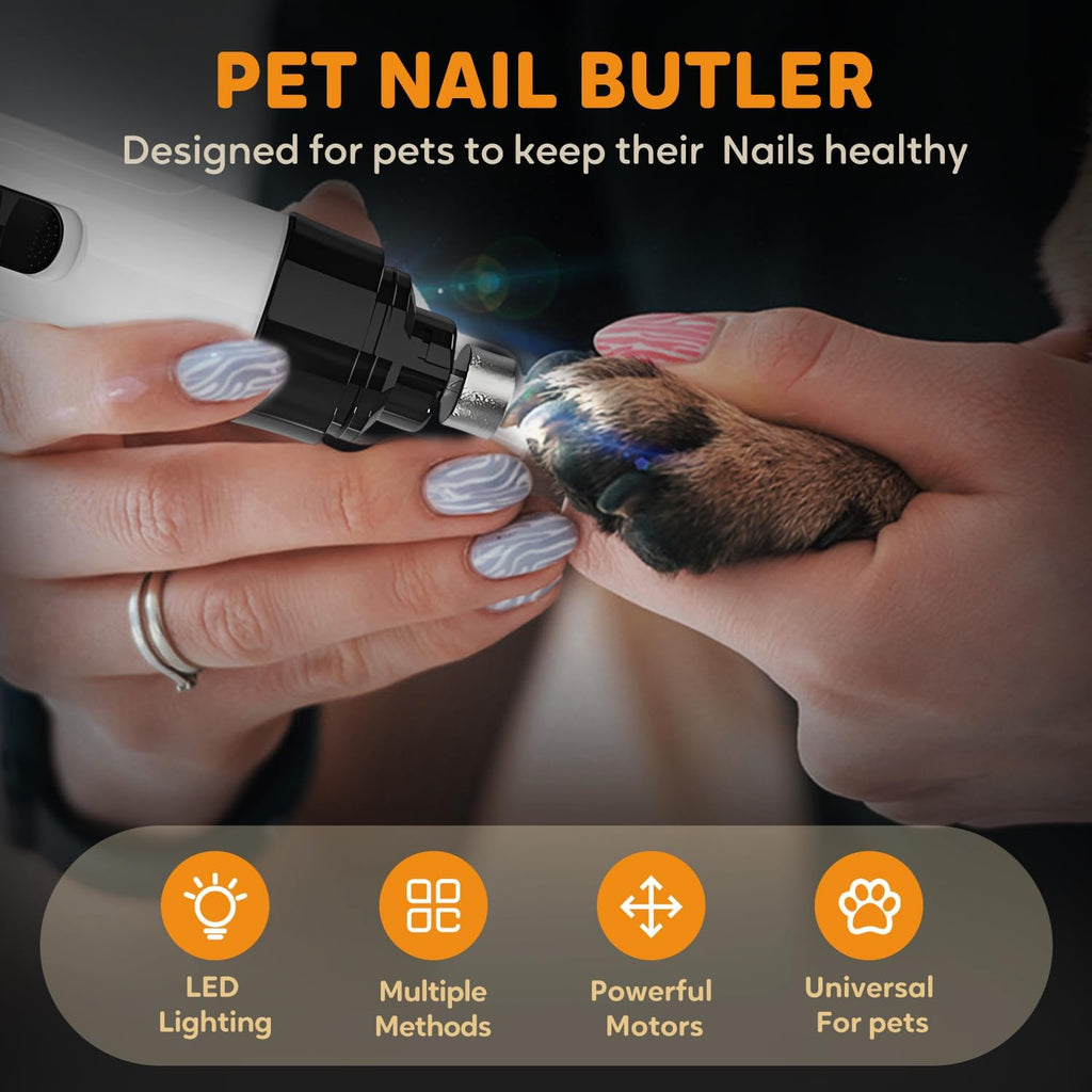 Dog Nail Trimmer with Replacement Grinding Heads J279535