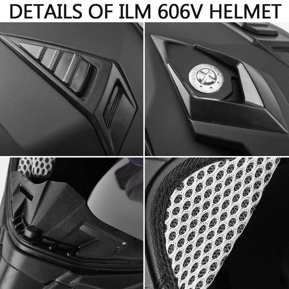 Full Face Dirt Bike ATV Helmet DOT Certified E2329