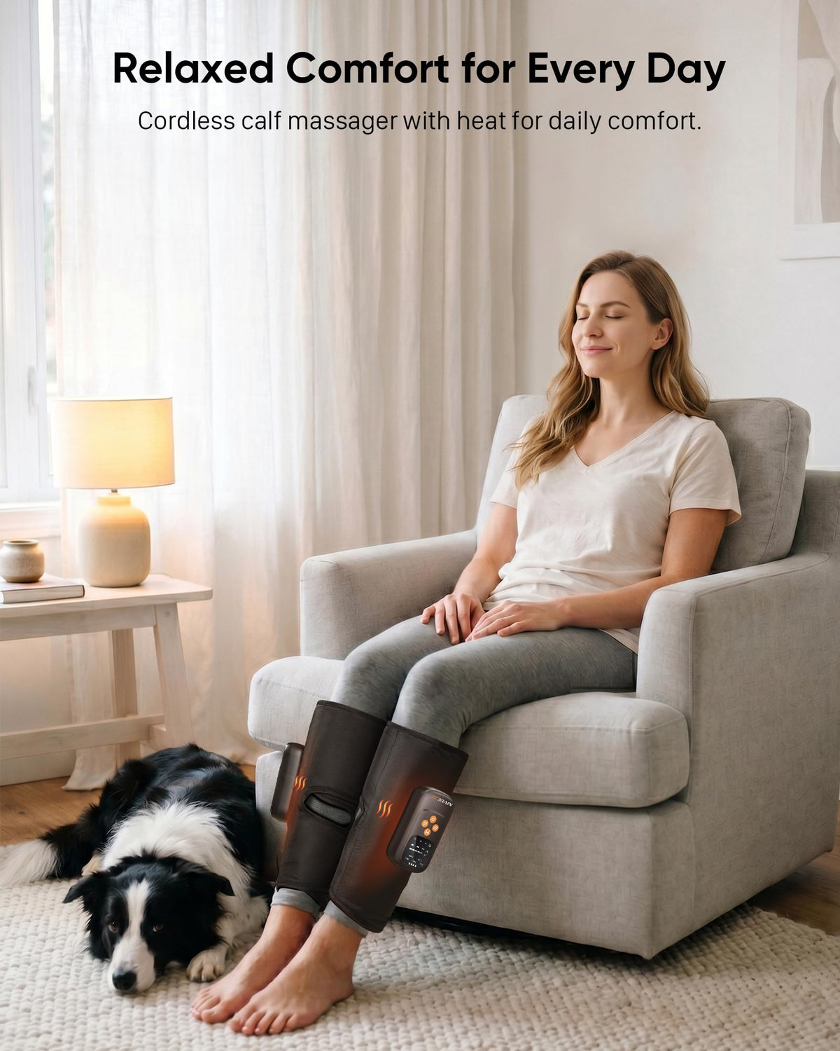 Cordless Air Compression Calf Massager V6226