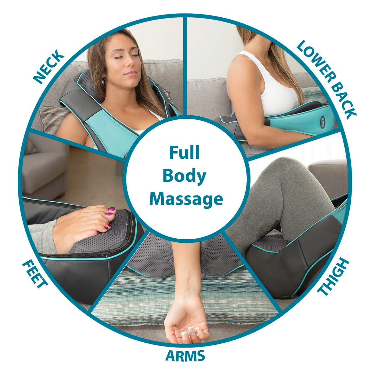 Shiatsu Neck and Back Massager with Heat S1734