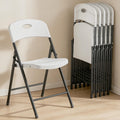 White 6 Pack Heavy Duty Folding Chairs P574