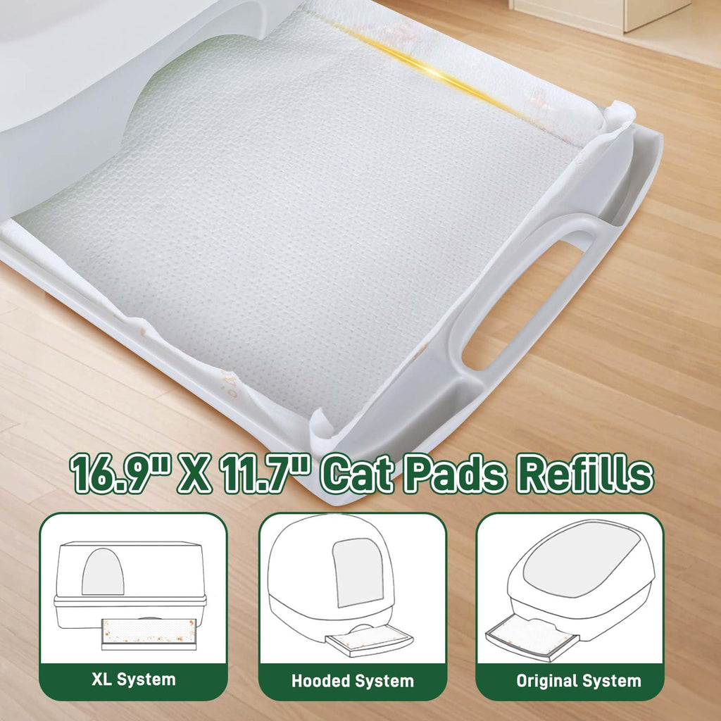 Super Absorbent Unscented Cat Litter Pads 70ct O687