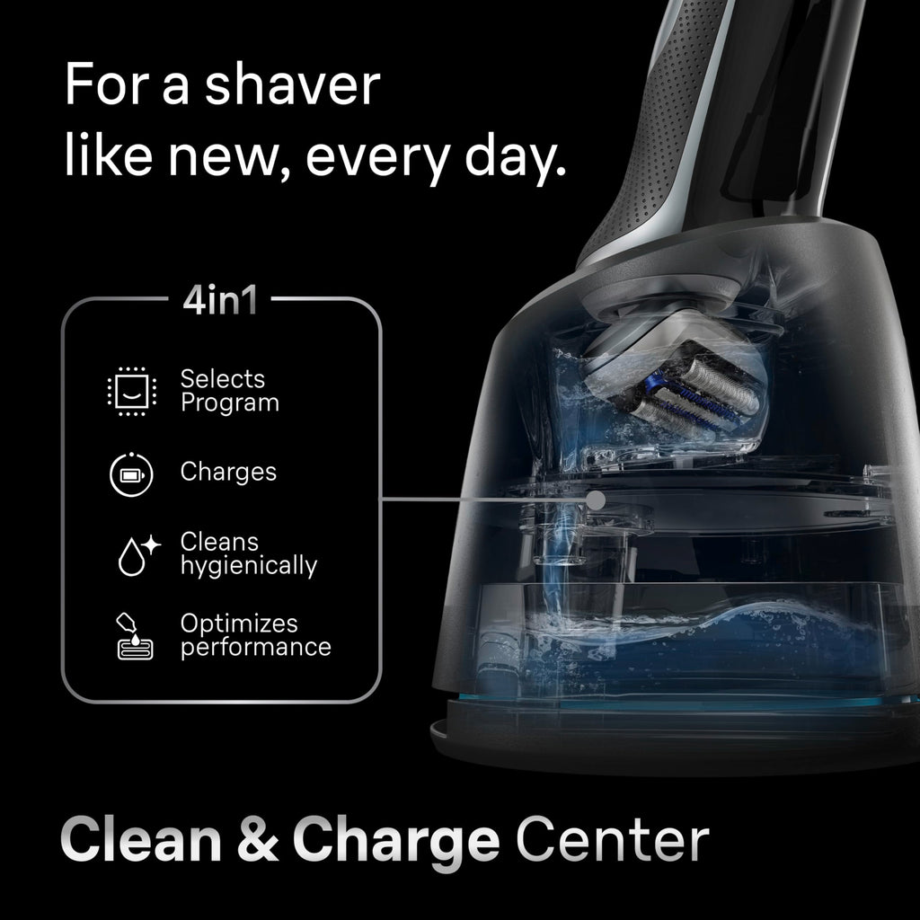 Electric Wet & Dry Foil Shaver with Travel Case O739052
