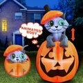 5 FT Animated Pumpkin Inflatable with LEDs G608848