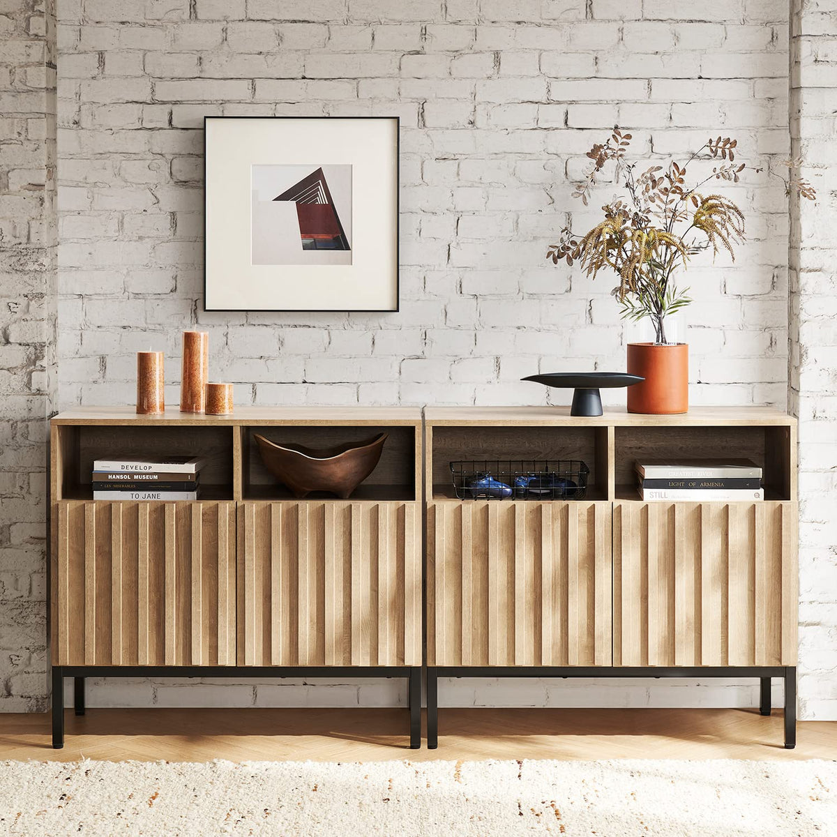 Oak Storage Cabinet Sideboard G445468