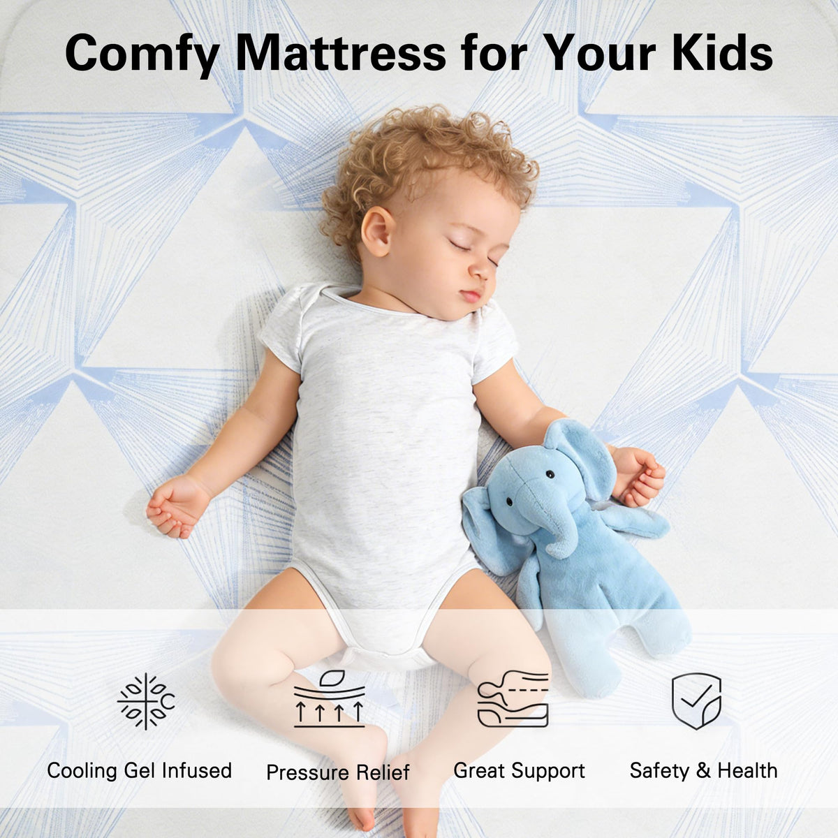 6 Inch Gel Memory Foam Twin Size Mattress E875940