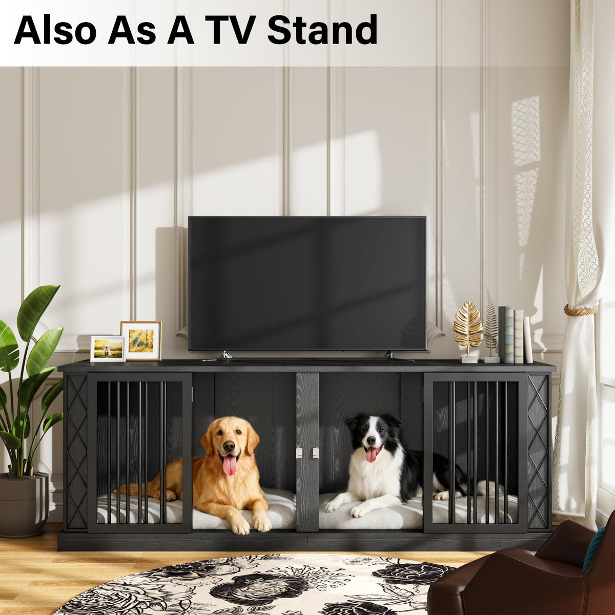 Large Heavy Duty Dog Crate Furniture M136