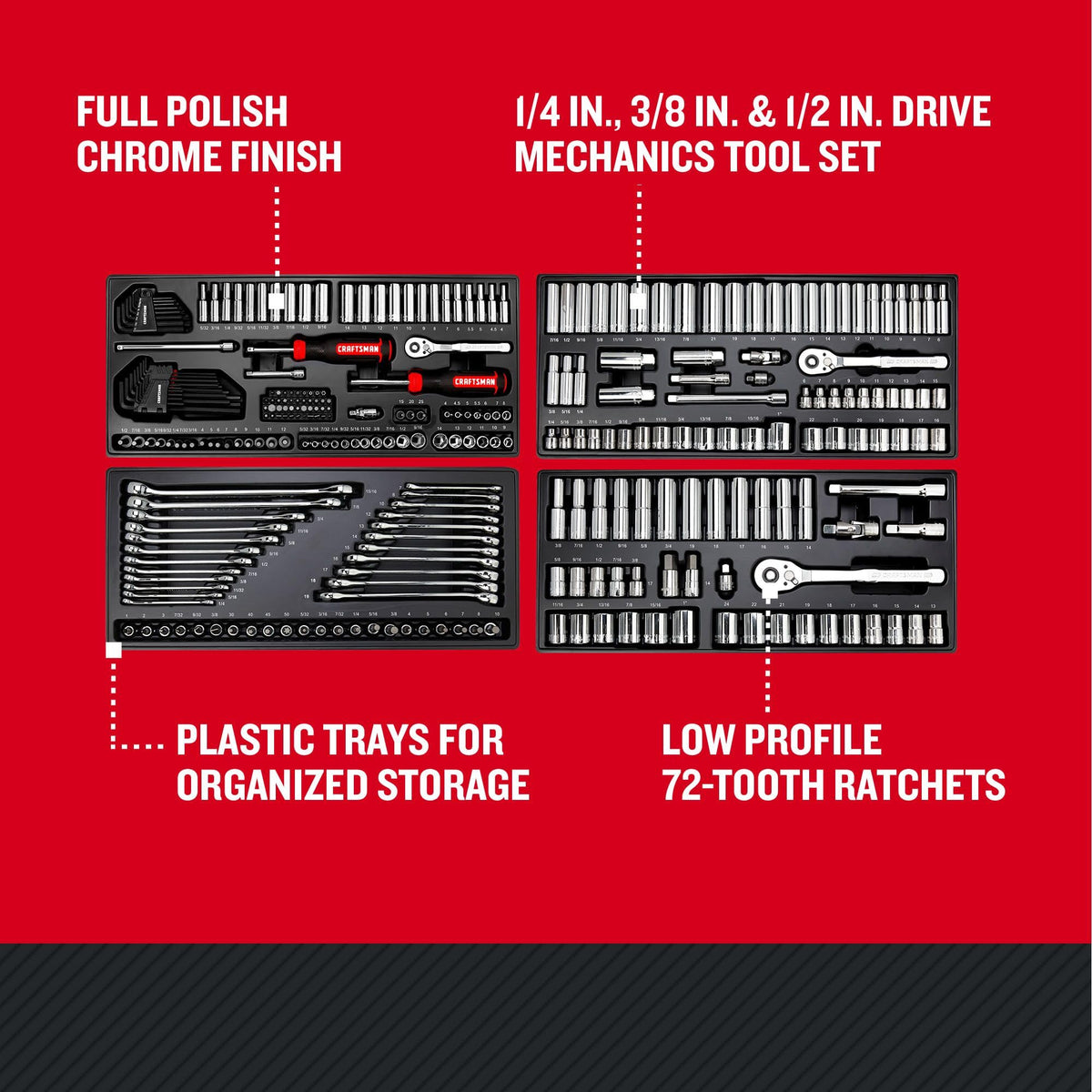 308 Piece Mechanics Tool Set U265990