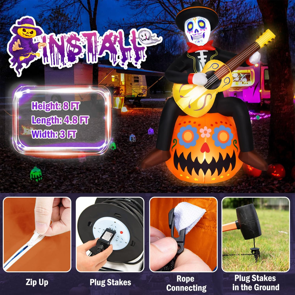 8 FT Outdoor Inflatables Decorations D287