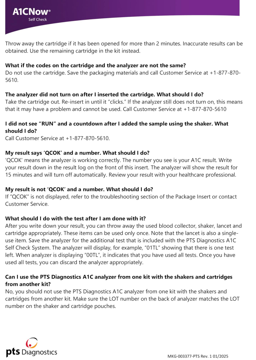 A1C Home Test I327