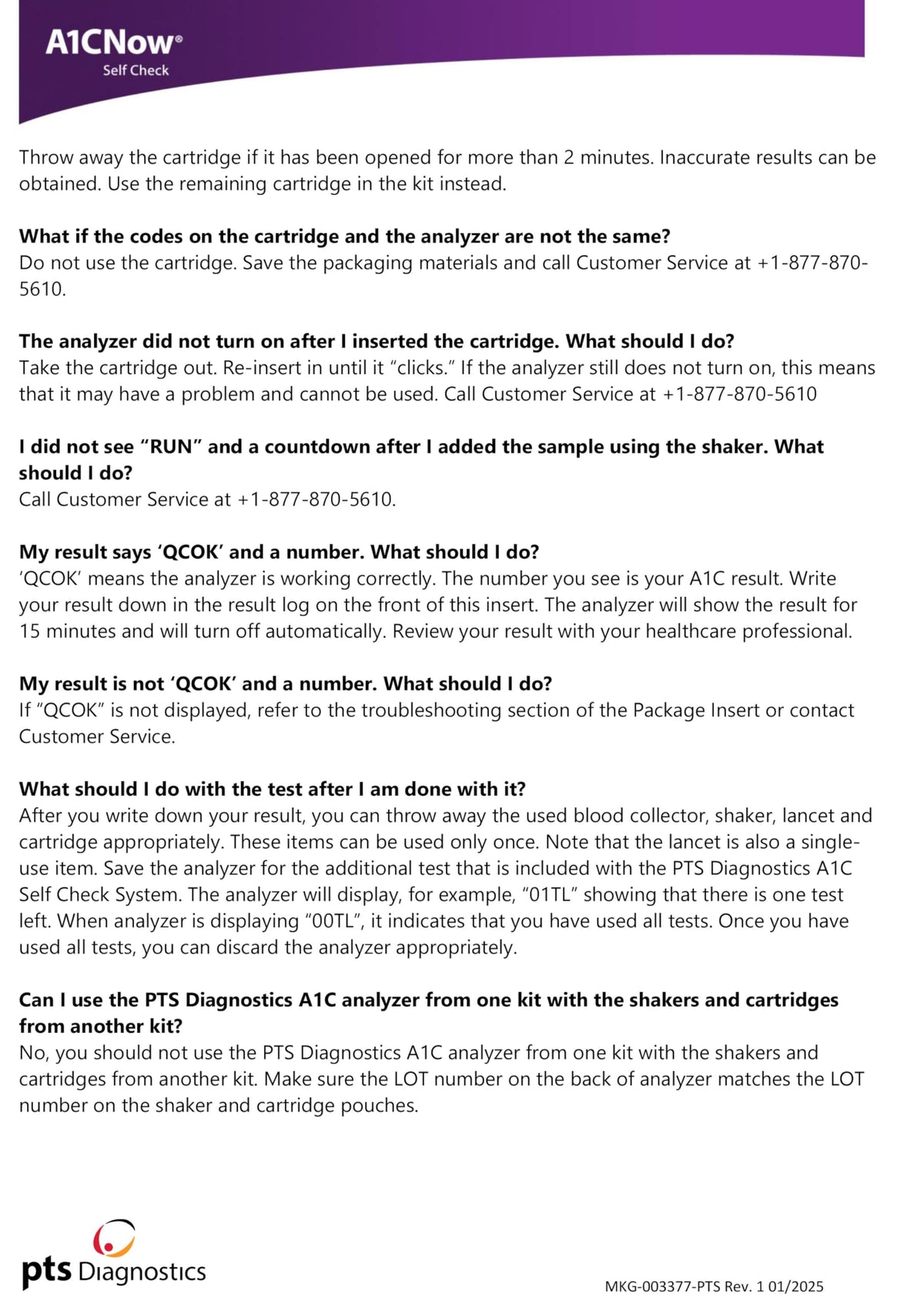 A1C Home Test I327