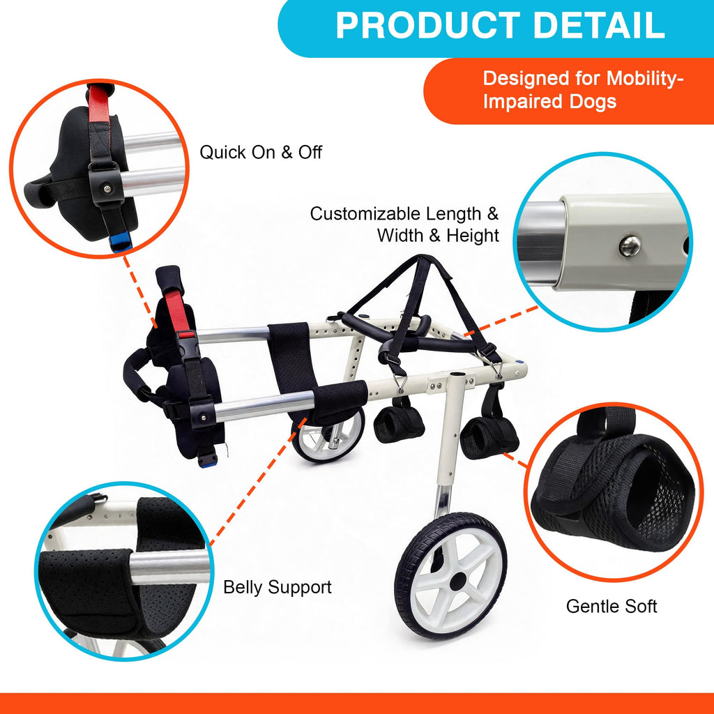 Adjustable Large Dog Wheelchair O607