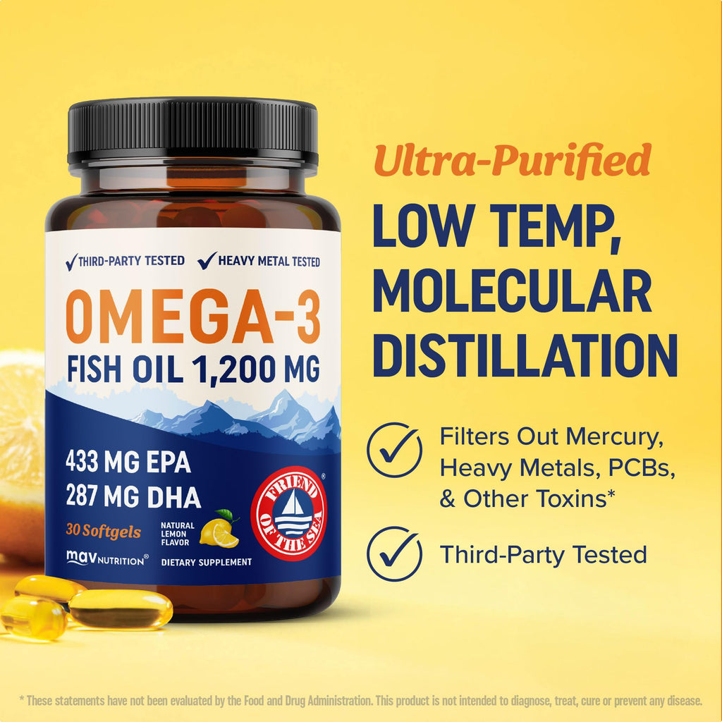 Omega 3 Fish Oil 1200 mg EPA & DHA C88383