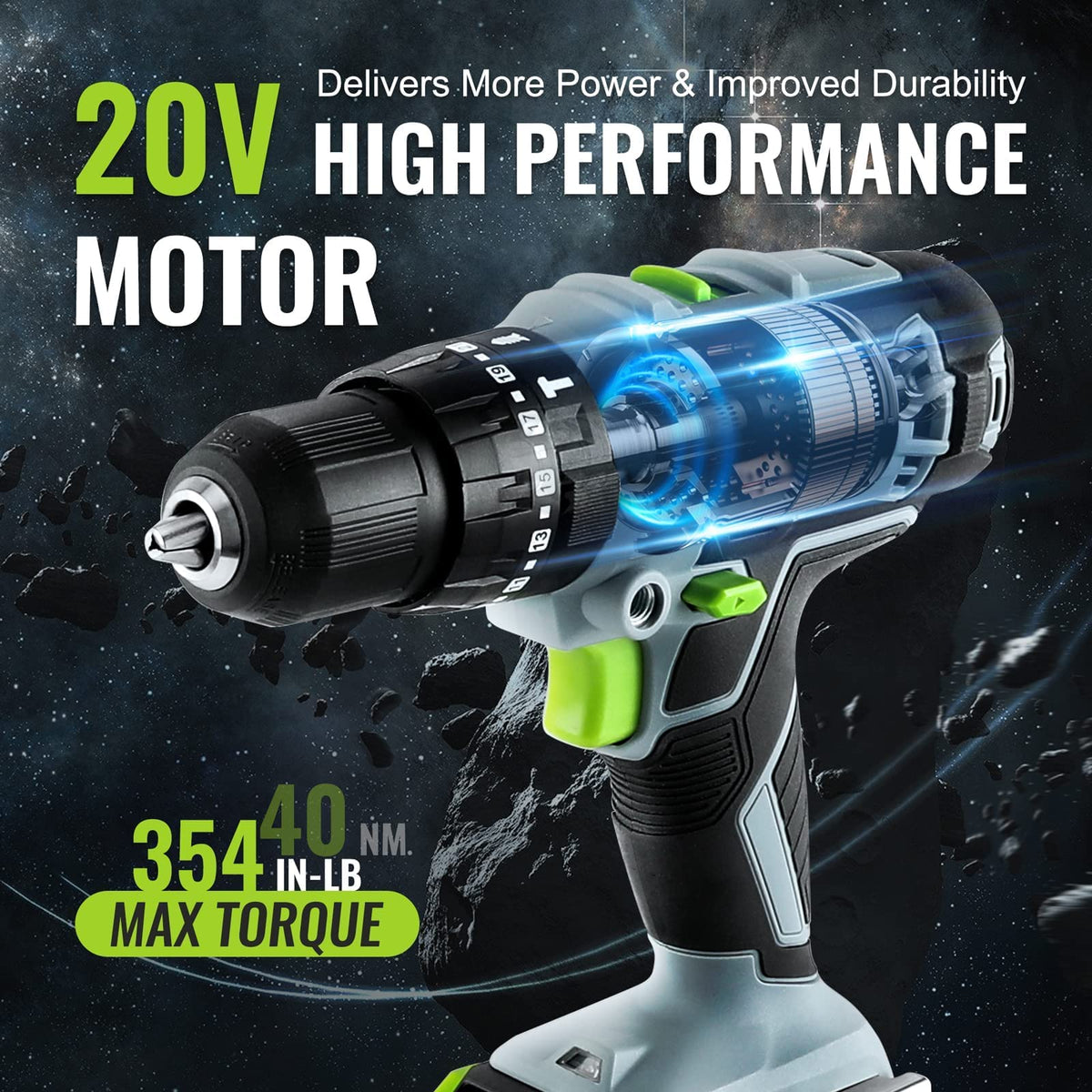20V MAX Cordless Drill Driver Set Q712853