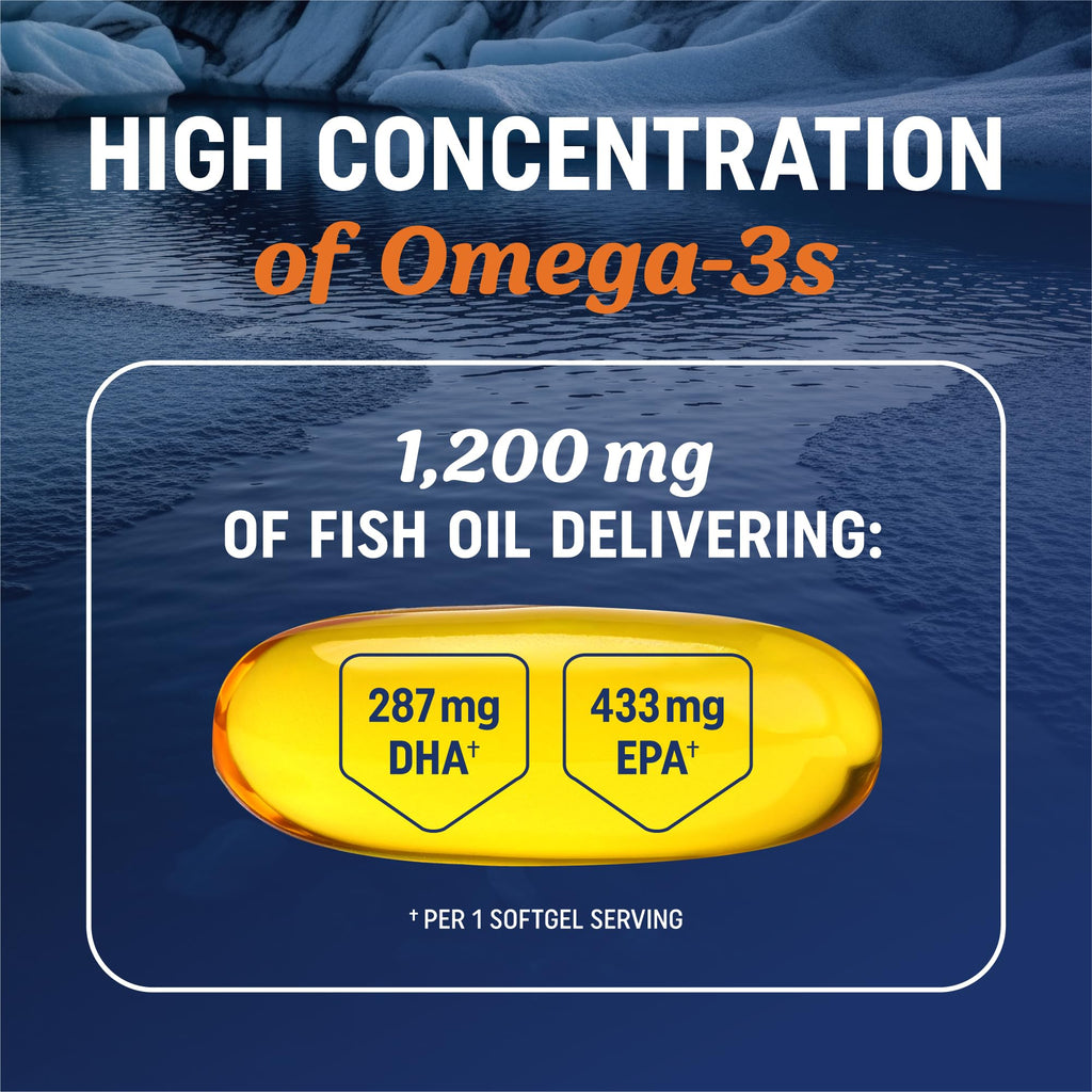 Omega 3 Fish Oil 1200 mg EPA & DHA C88383