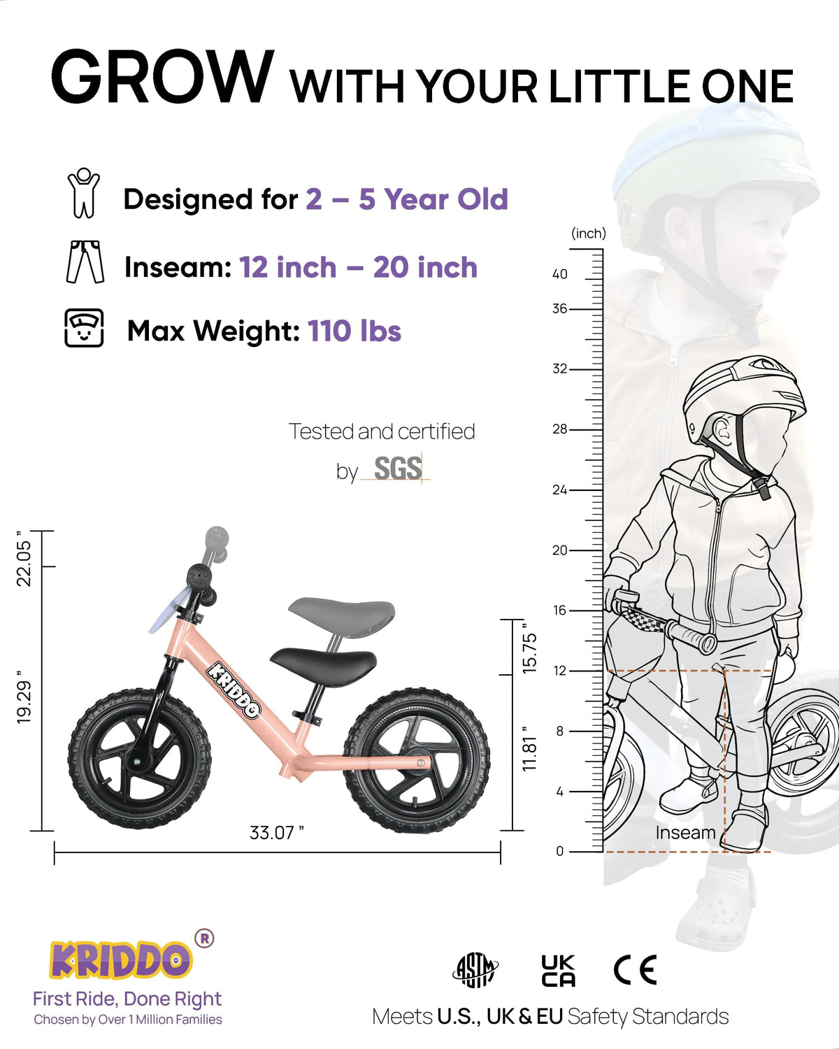 Toddler Balance Bike D974454