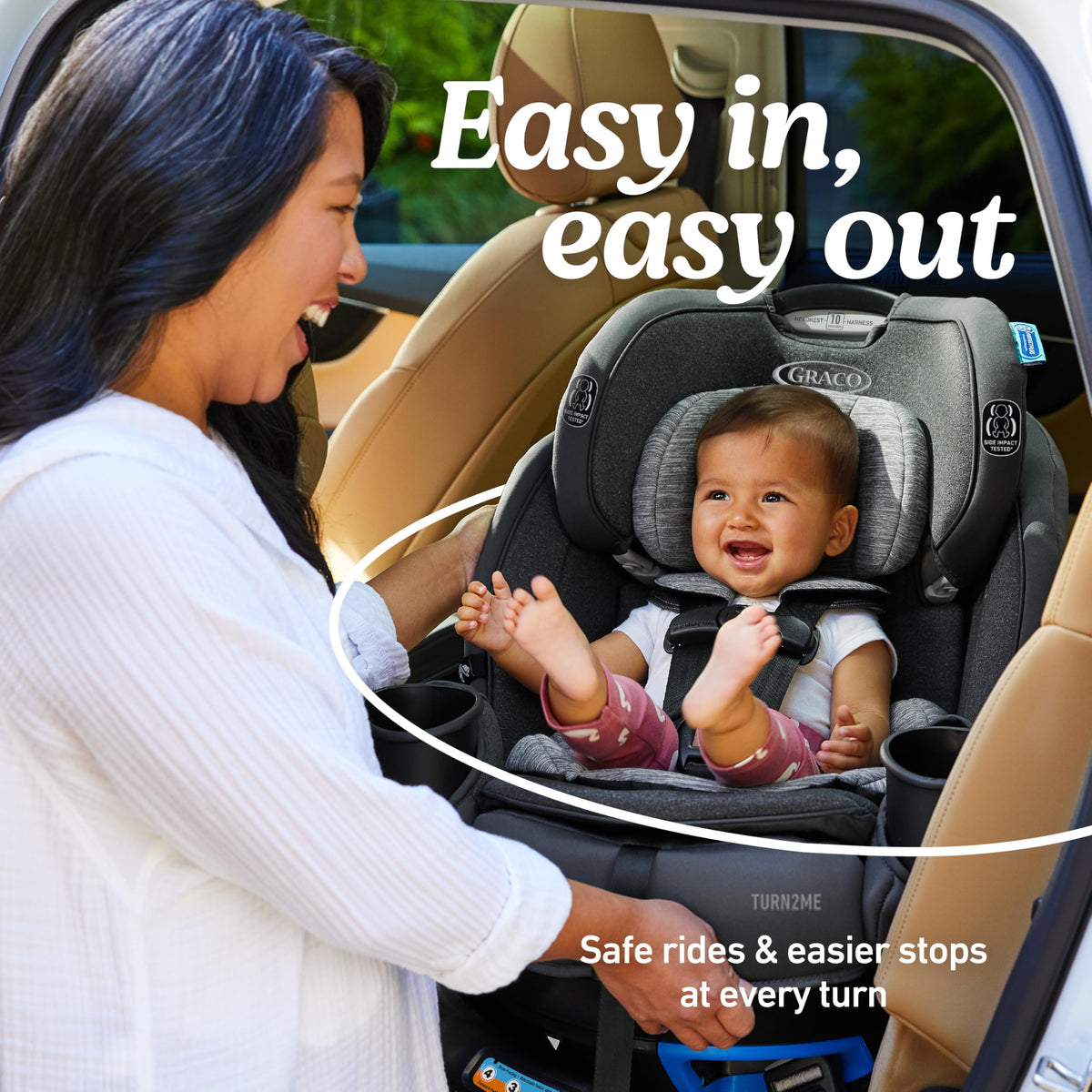 3-in-1 Rotating Convertible Car Seat B19017