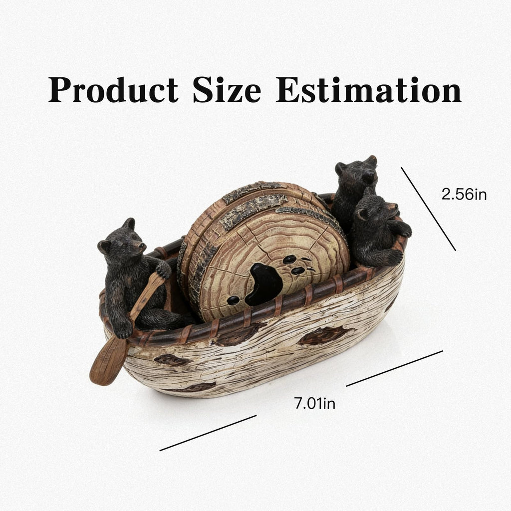 Wooden Drink Coasters Set of 6 E9307