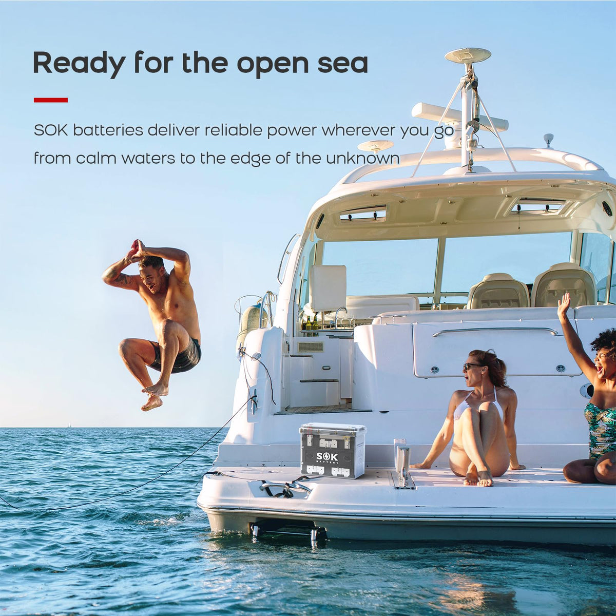 12V 100Ah LiFePO4 Marine Battery BCI Group 24 R906