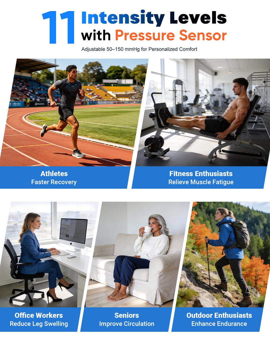 Air Compression Leg Massager with Heat O199299