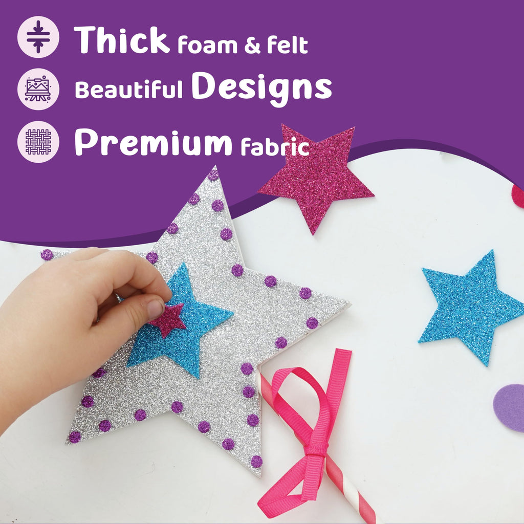 Princess Tiara Wand Cape Art Craft Kit Q684420