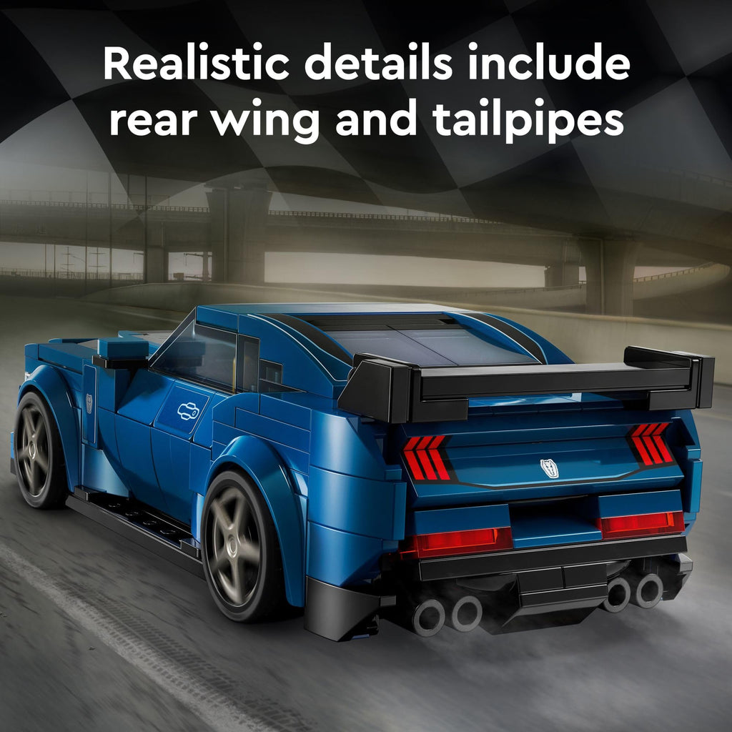 Buildable Blue Sports Car Model Set T303