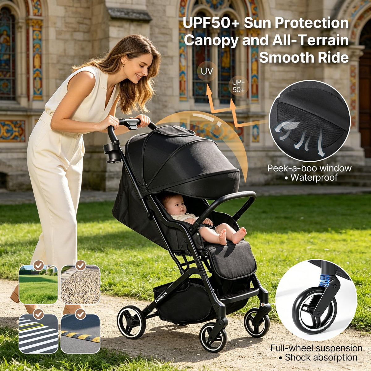 Lightweight Compact Travel Stroller V980