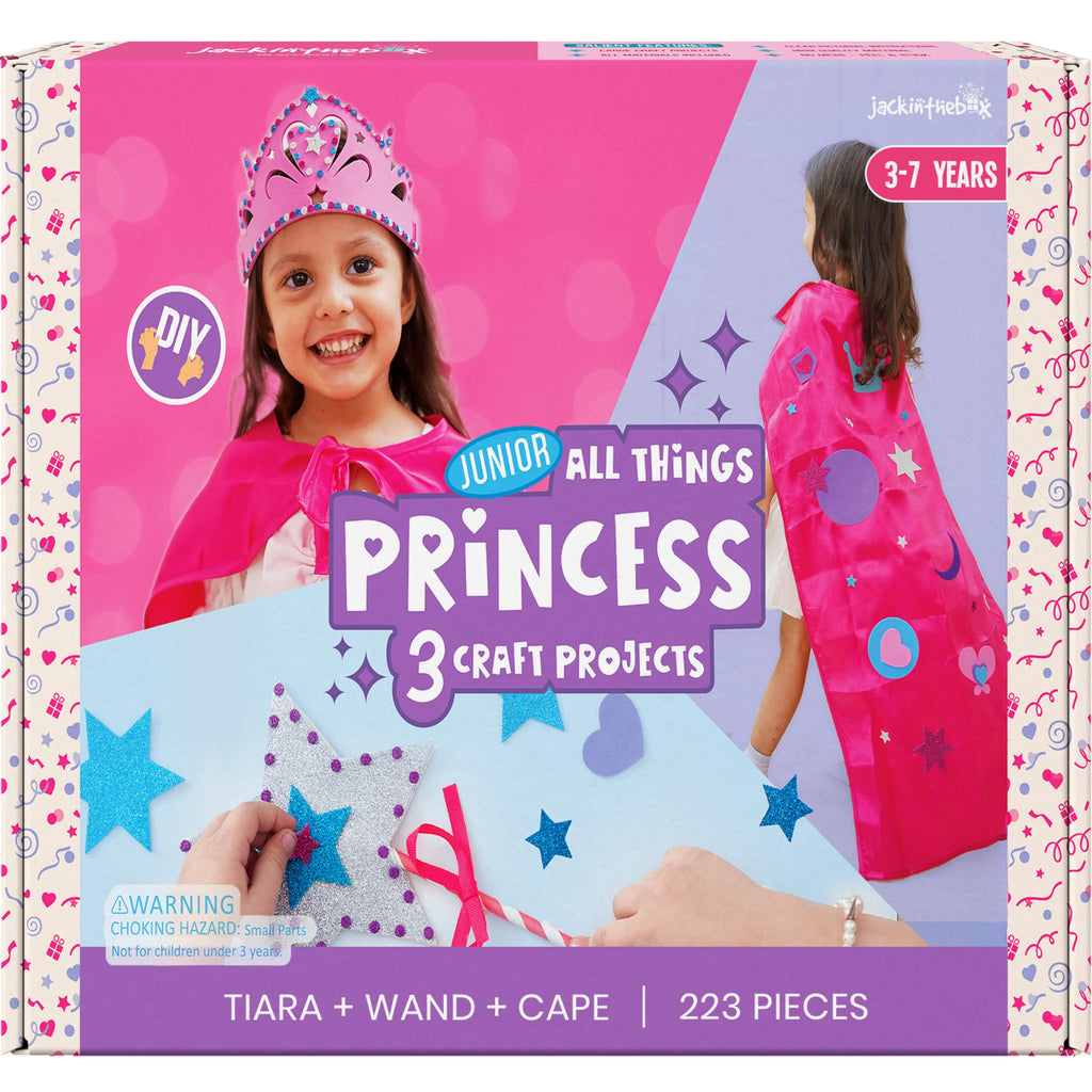 Princess Tiara Wand Cape Art Craft Kit Q684420