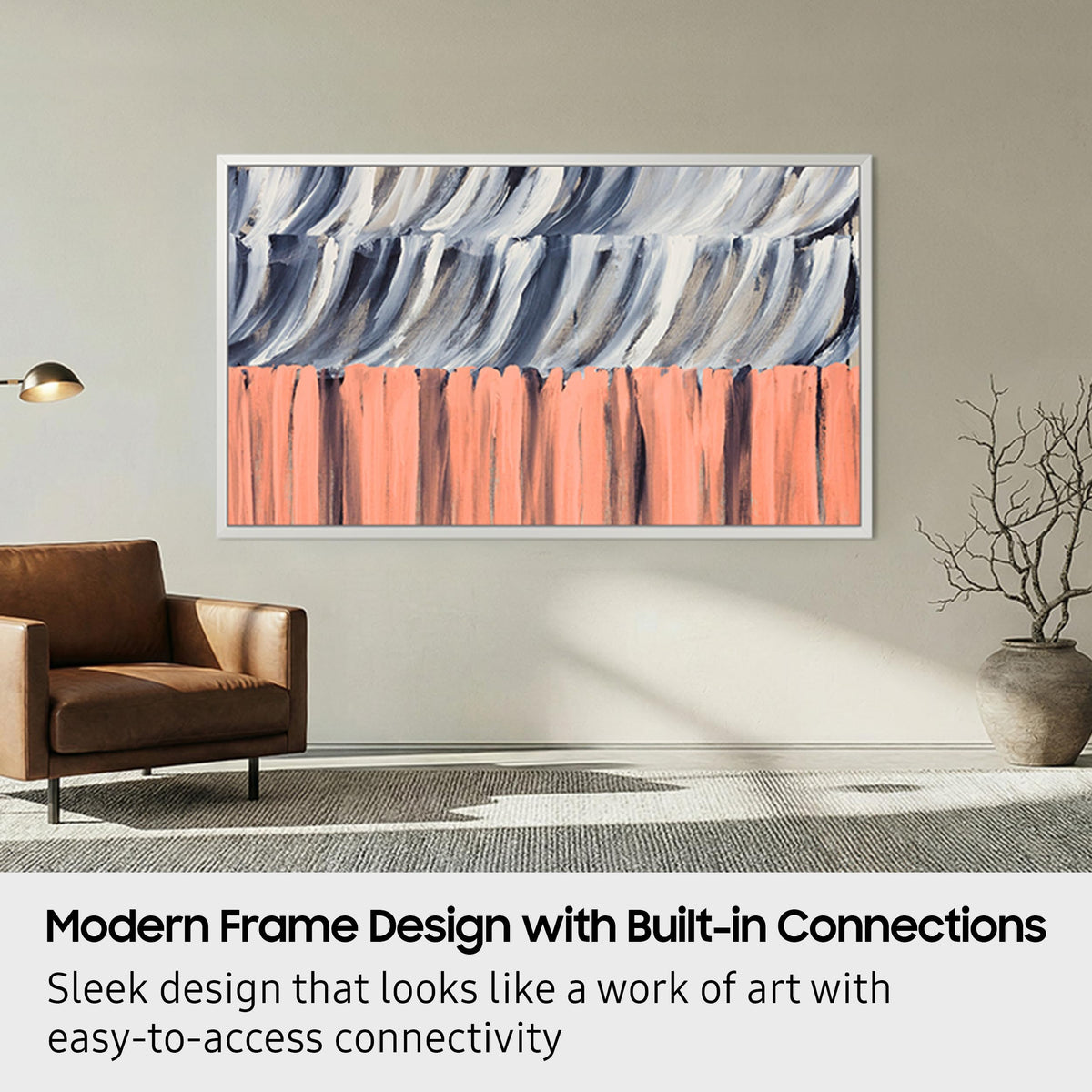 65-Inch Glare Free QLED Smart TV with Wall Mount W89321