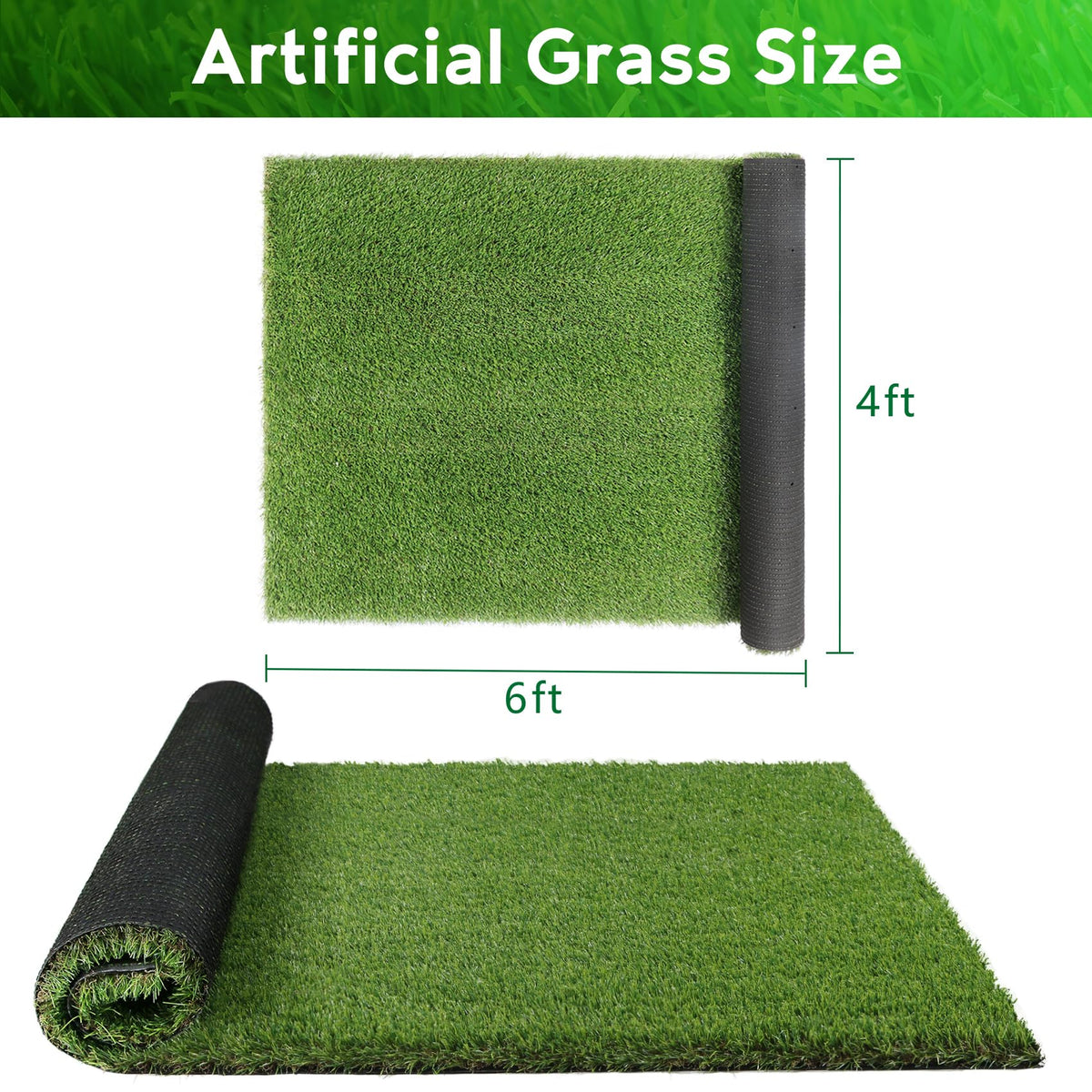 Large Artificial Grass Pad for Dogs Potty, 4 FT X 6 FT X198683