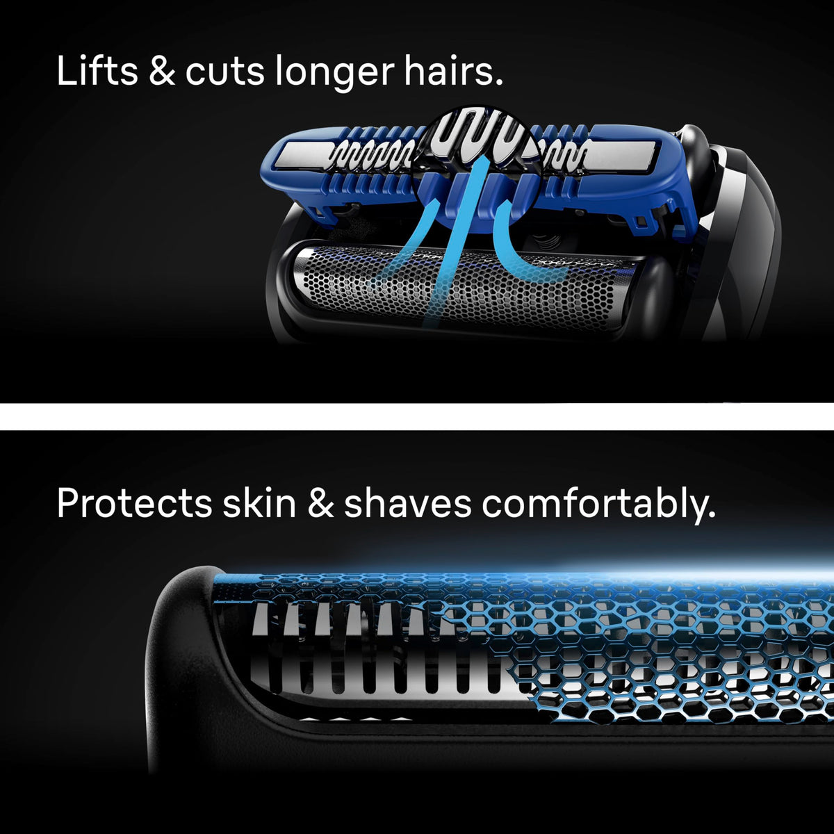 Electric Wet & Dry Foil Shaver with Travel Case O739052