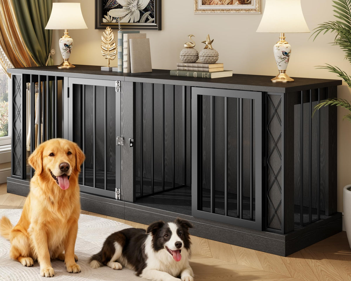 Large Heavy Duty Dog Crate Furniture M136