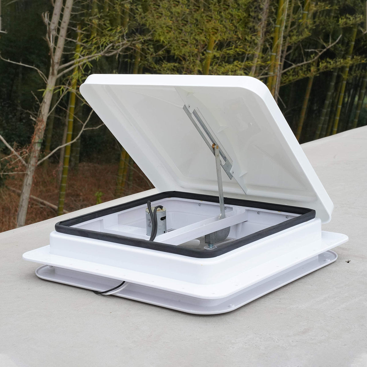 2 Pack 14 Inch White RV Roof Vent Cover D52385
