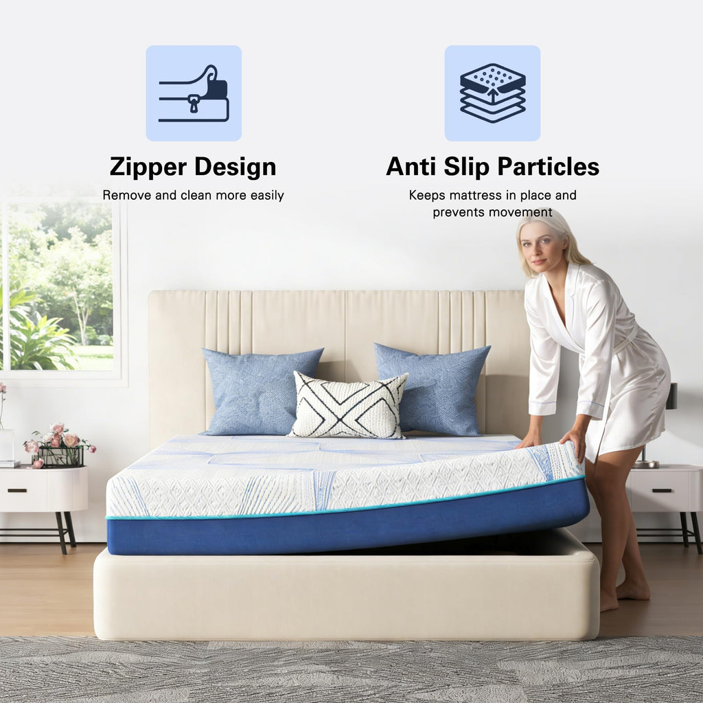6 Inch Gel Memory Foam Twin Size Mattress E875940