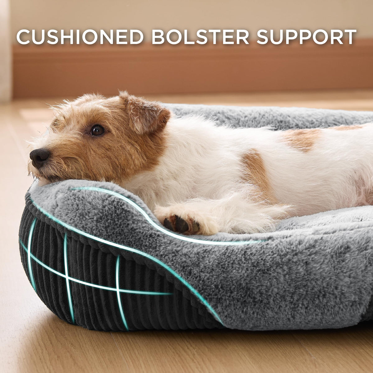 Washable Dog Bed Small Medium Size 25x21x7in C920878