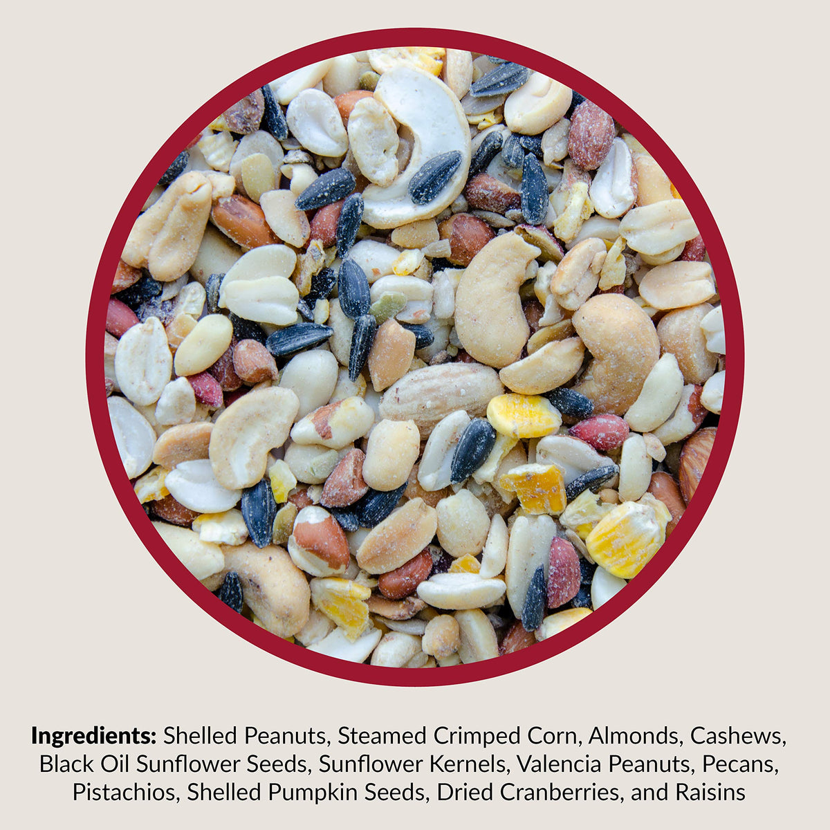 Fruit and Nut Wild Bird Seed Mix 20 lbs Z398