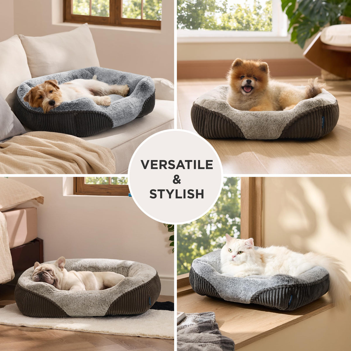 Washable Dog Bed Small Medium Size 25x21x7in C920878