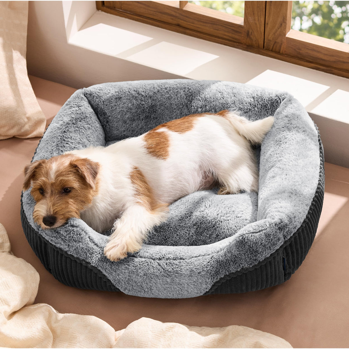 Washable Dog Bed Small Medium Size 25x21x7in C920878